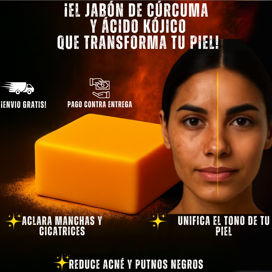 JABON DE CURCUMA Y ACIDO KOJICO 🧼🫧