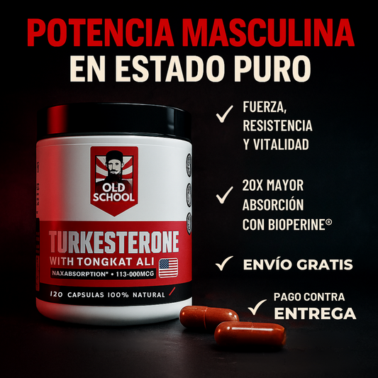TURKESTERONA 120 CAPSULAS - 🔥🏆 SUPLEMENTO NATURAL  🍃💪 ORIGINAL - LABORATORIO