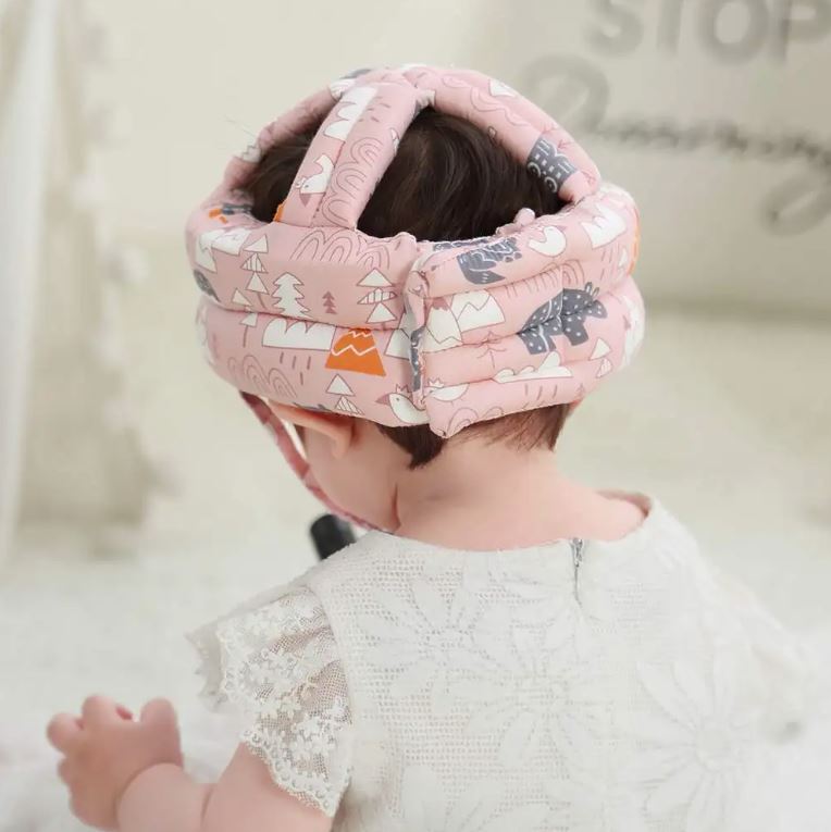 GORRO PROTECTOR PARA BEBES 👶🛡️ + PAR DE RODILLERAS GRATIS!