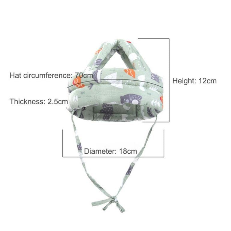 GORRO PROTECTOR PARA BEBES 👶🛡️ + PAR DE RODILLERAS GRATIS!