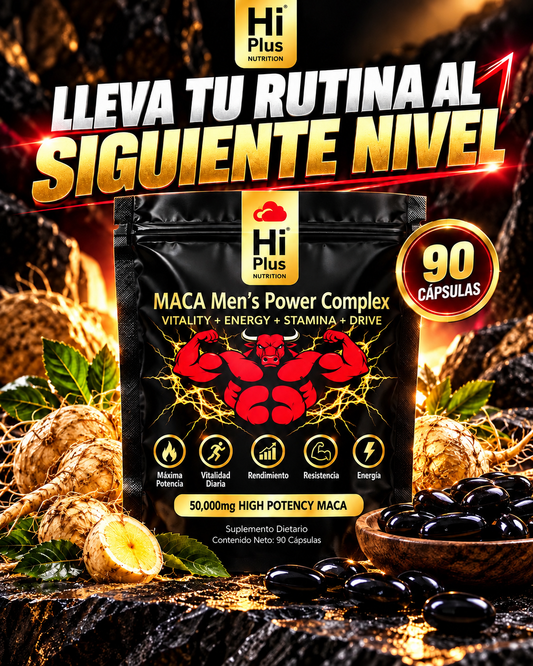 HI PLUS MACA – 90 SOFTGELS 🏆🍃💪 SUPLEMENTO ORIGINAL