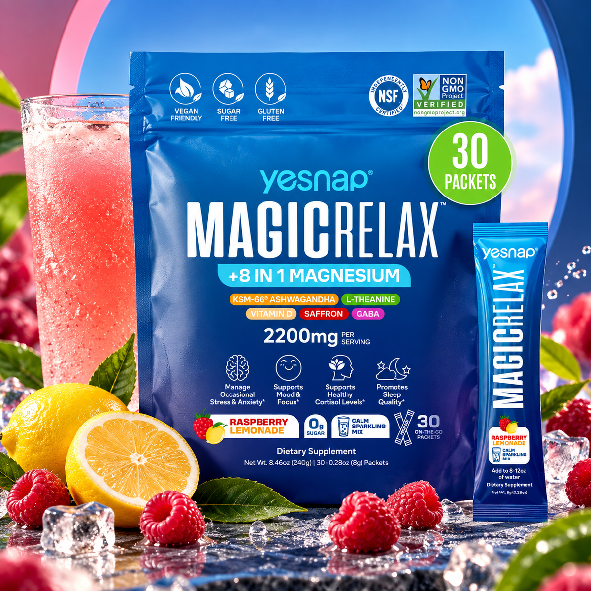 MAGIC RELAX - YESNAP X30 SACHETS ORIGINAL  🍃💤