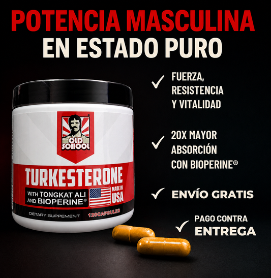 TURKESTERONA 120 CAPSULAS - 🔥🏆 SUPLEMENTO NATURAL  🍃💪 ORIGINAL - LABORATORIO